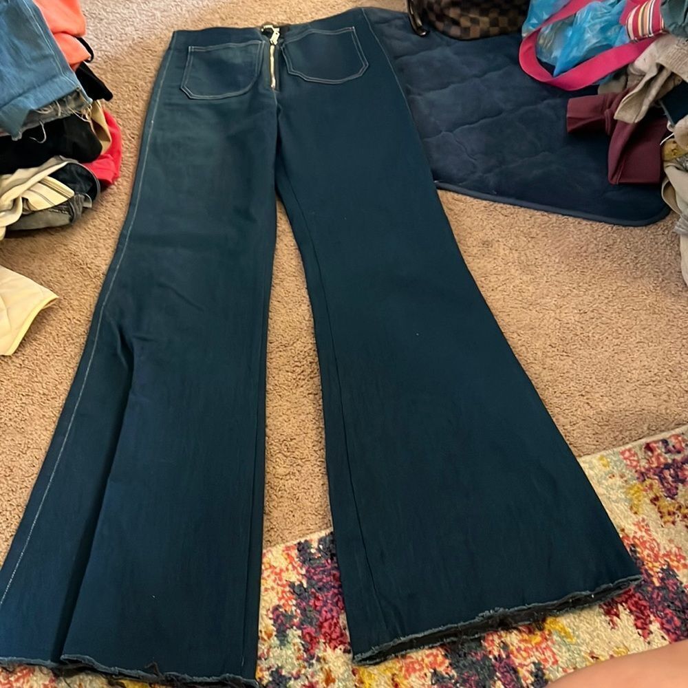 Reformation high‎ rise wide leg jeans 4